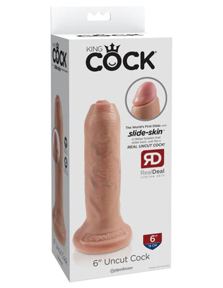 King Cock 6 Inch Uncut - Light | PD5560-21