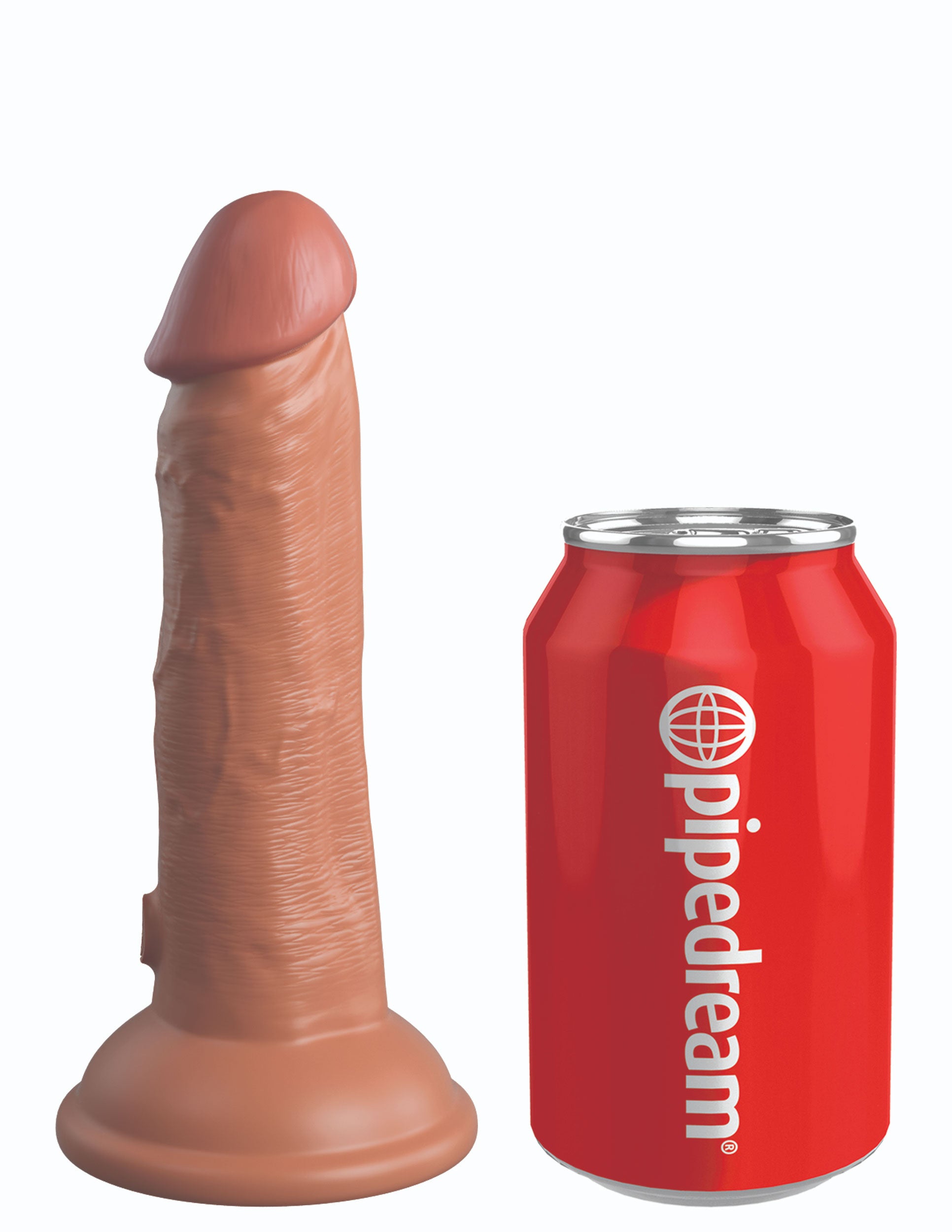 King Cock Elite 6 Inch Silicone Dual Density Cock - Tan | PD5770-22