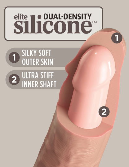 King Cock Elite 10 Inch Dual Density Silicone Cock - Light PD5774-21 603912769357 from EdgingWarehouse.com where we sell the best male sex toys and fleshlight type strokers for masturbation, edging and gooning and other men's health and sexual wellness it