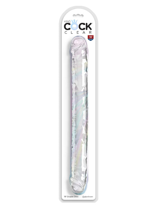 18 Inch Double Dildo - Clear | PD5788-20