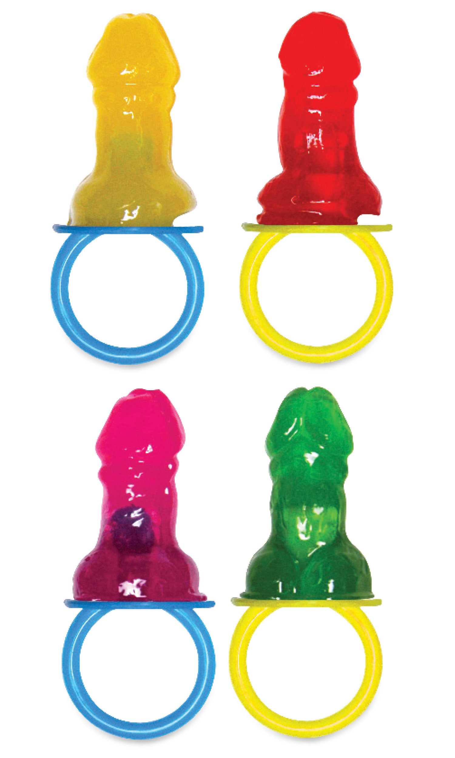 Bachelorette Party Favors Candy Pecker Pacifier 48 Pieces Display | Pipedream | PD7428-99D | 603912254938 from EdgingWarehouse.com and EroticWarehouse.com where we sell the best adult sex toys and fleshlight type strokers for masturbation, edging and goon