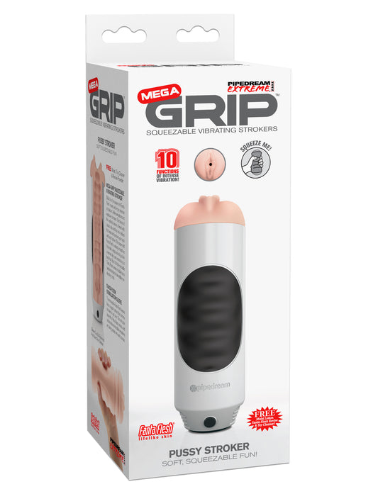 Extreme Toyz Mega Grip Vibrating Pussy Stroker | PDRD292