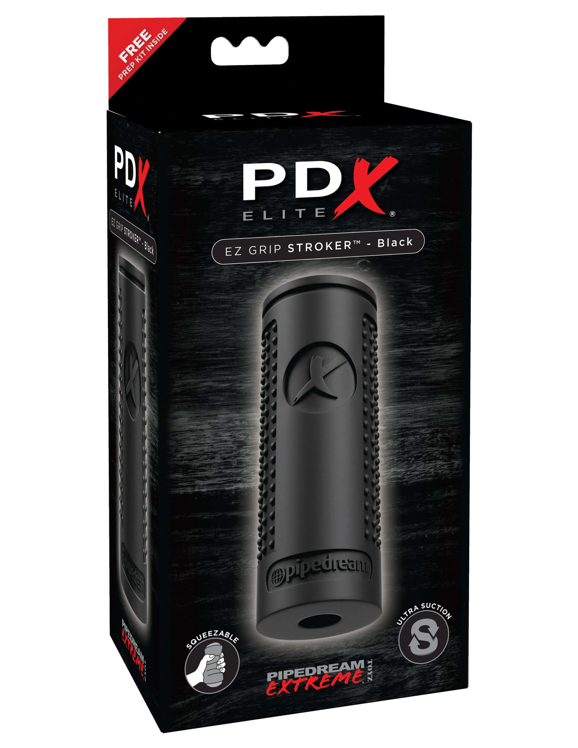 Pdx Elite Ez Grip Stroker Black | PDRD501