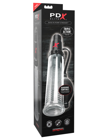 Pdx Elite Suck-N-Pump Stroker | PDRD528