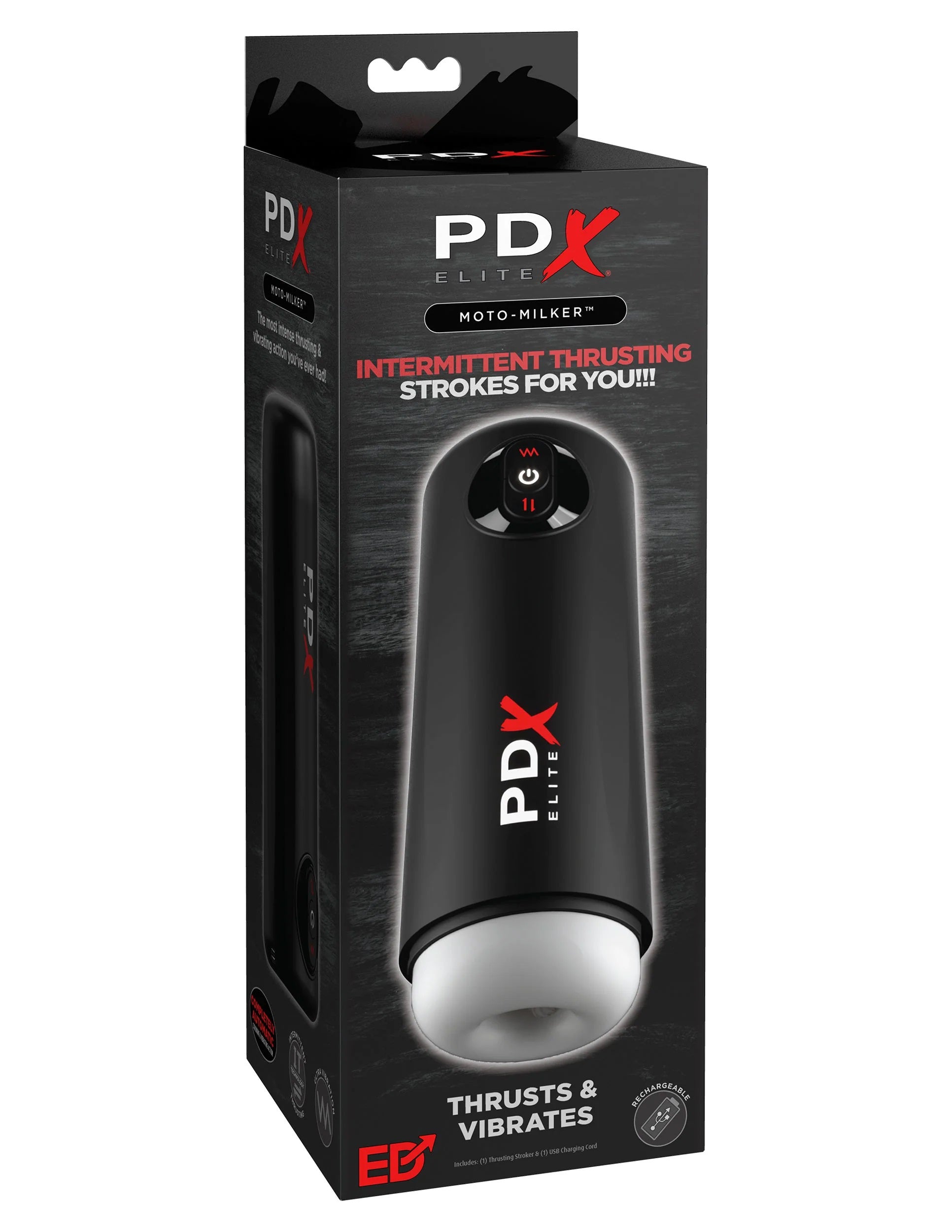 Pdx Elite Moto Milker - Black | PDRD546