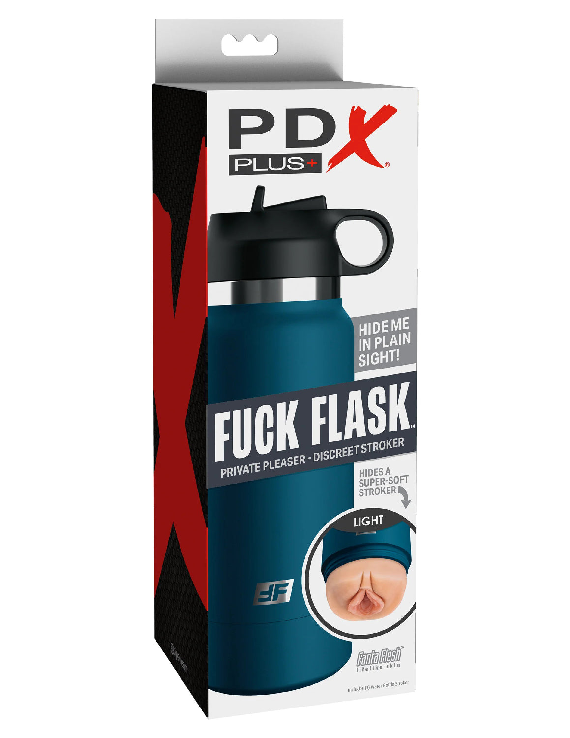 Fuck Flask - Private Pleaser - Blue Bottle - Light | PDRD627-21