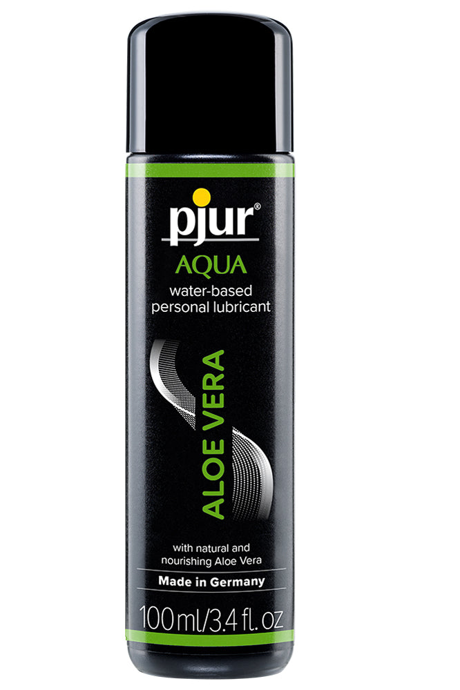 Pjur Aqua Aloe Vera - 100 ml - 3.4 Fl. Oz PJ-13958-02 827160115005 from EdgingWarehouse.com where we sell the best male sex toys and fleshlight type strokers for masturbation, edging and gooning and other men's health and sexual wellness items.
