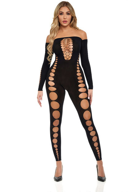 Boujee Gang Bodystocking - One Size - Black | Pink Lipstick | PKL-27058BLKOS | 196018567557 from EdgingWarehouse.com and EroticWarehouse.com where we sell the best adult sex toys and fleshlight type strokers for masturbation, edging and gooning and other