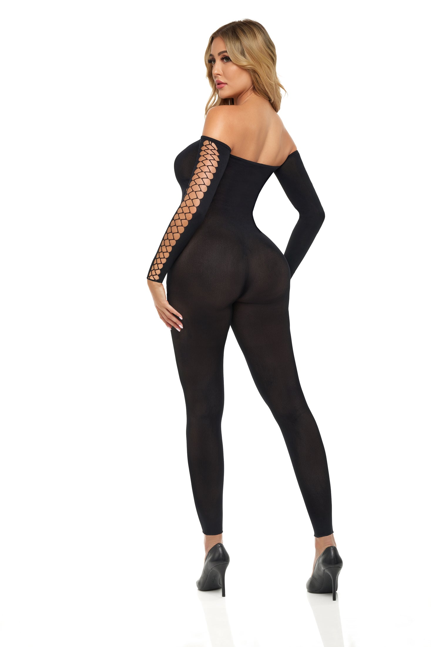 Boujee Gang Bodystocking - One Size - Black | Pink Lipstick | PKL-27058BLKOS | 196018567557 from EdgingWarehouse.com and EroticWarehouse.com where we sell the best adult sex toys and fleshlight type strokers for masturbation, edging and gooning and other