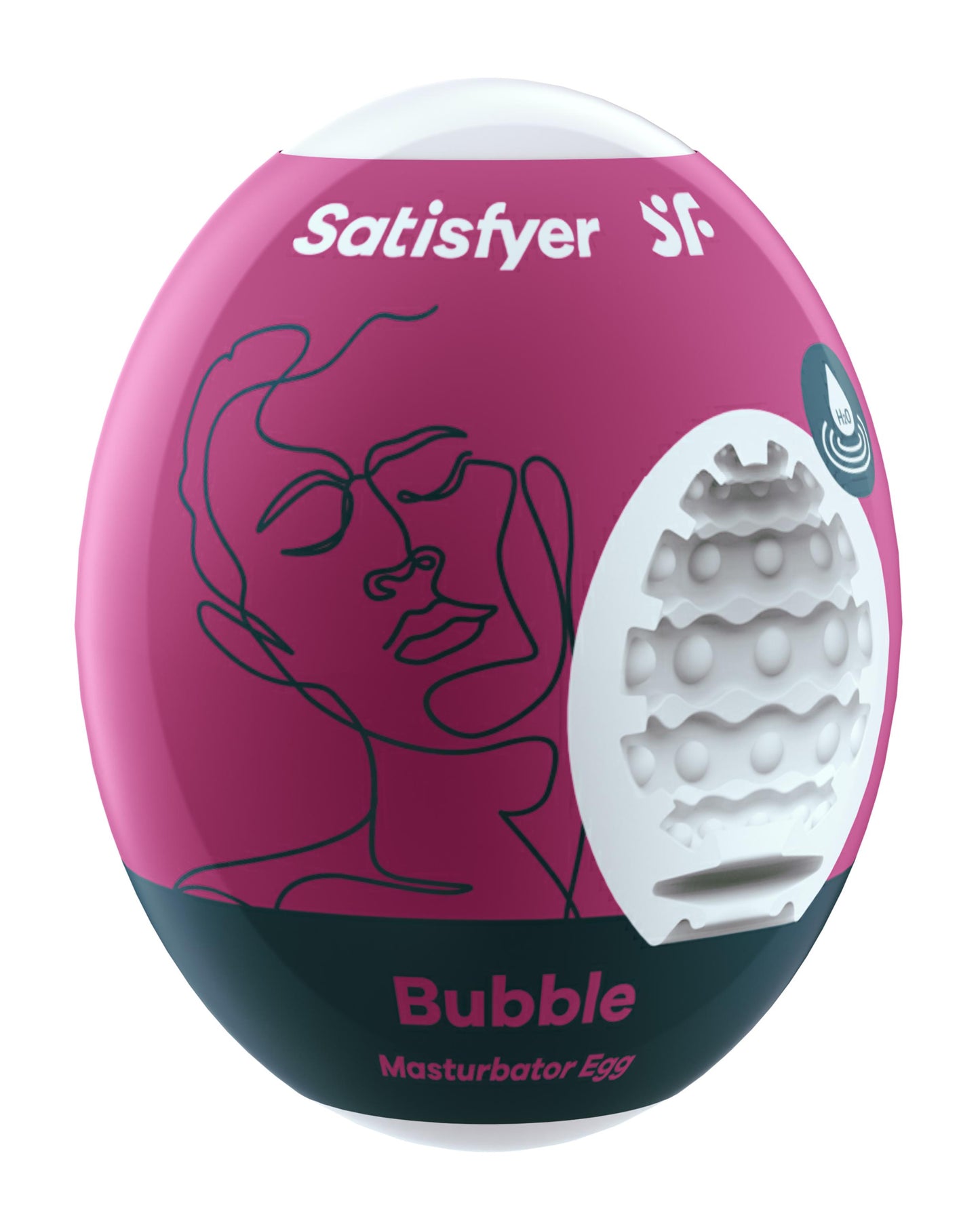 Satisfyer Masturbator Egg - Bubble - Violet | SAT-4010014