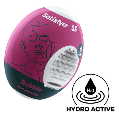 Satisfyer Masturbator Egg - Bubble - Violet | SAT-4010014