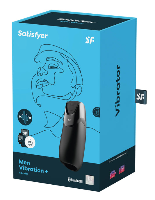 Men Vibration Plus Vibrator - Black | SAT-9016570