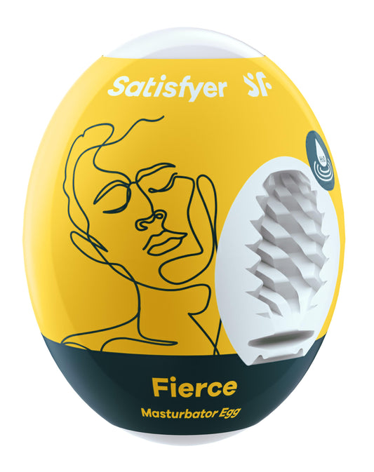 Satisfyer Masturbator Egg - Fierce - Yellow | SAT-9043422