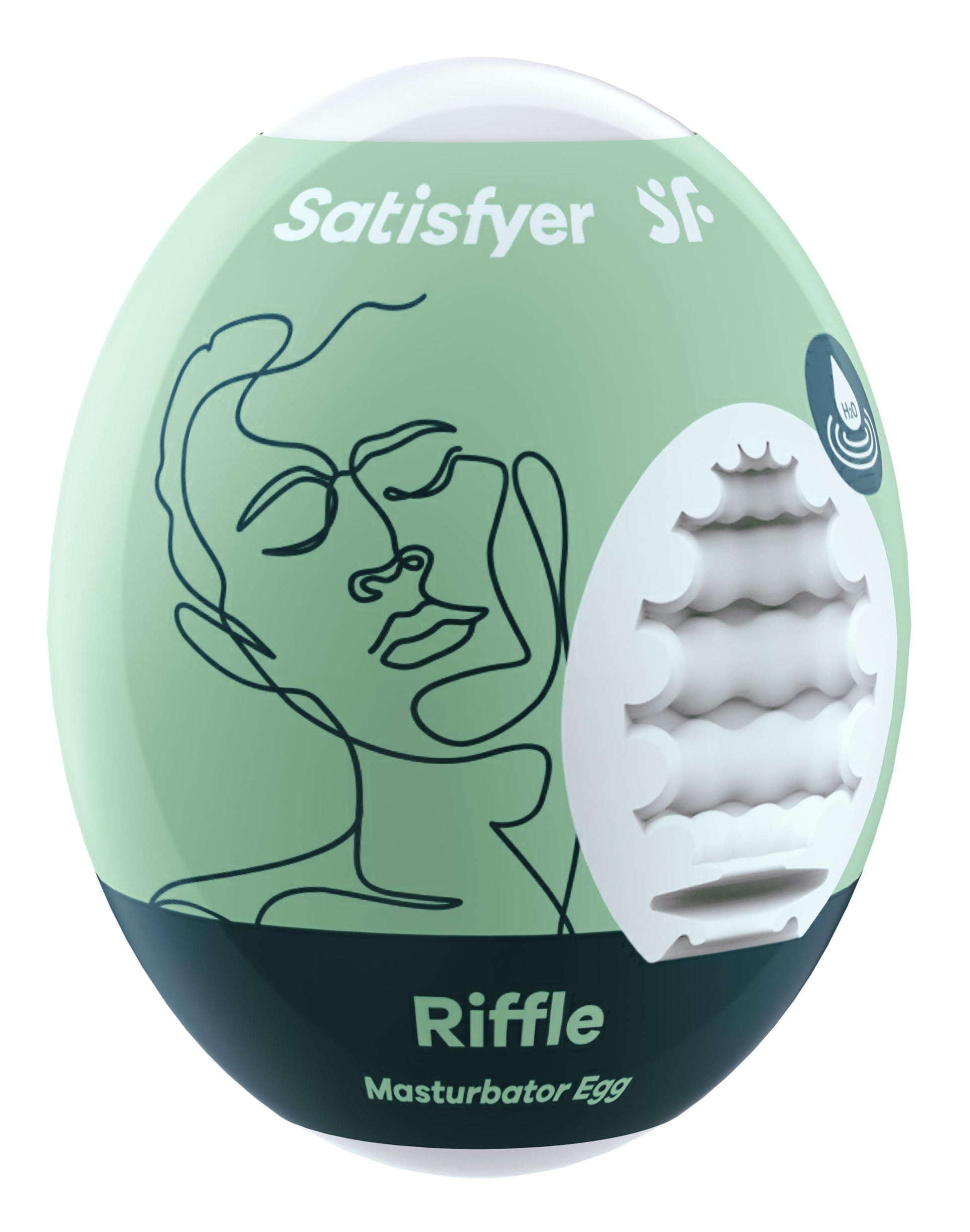 3 Pc Set Masturbator Egg - Riffle - Light Green | SAT-9043446