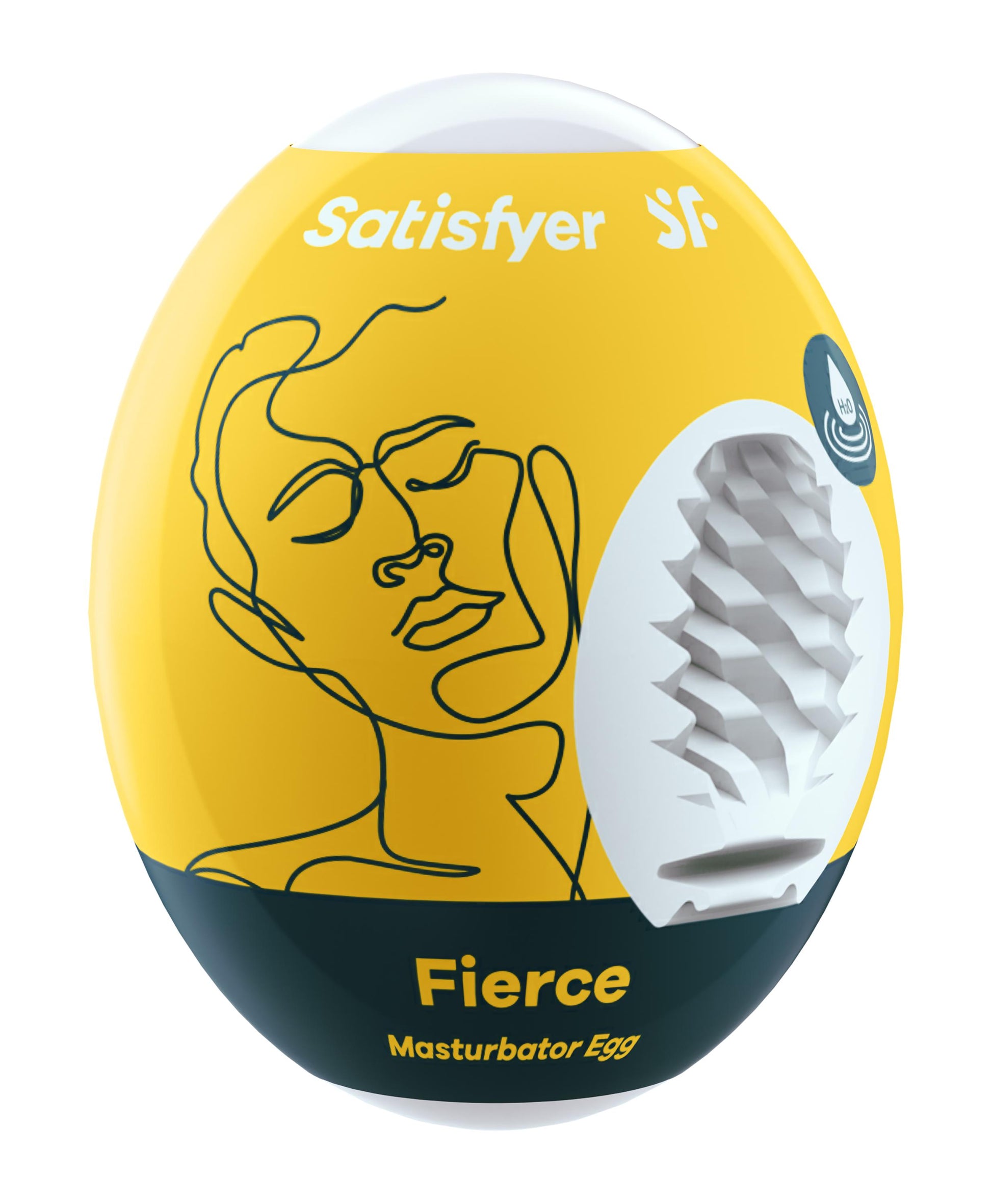 3 Pc Set Masturbator Egg - Fierce - Yellow | SAT-9043460