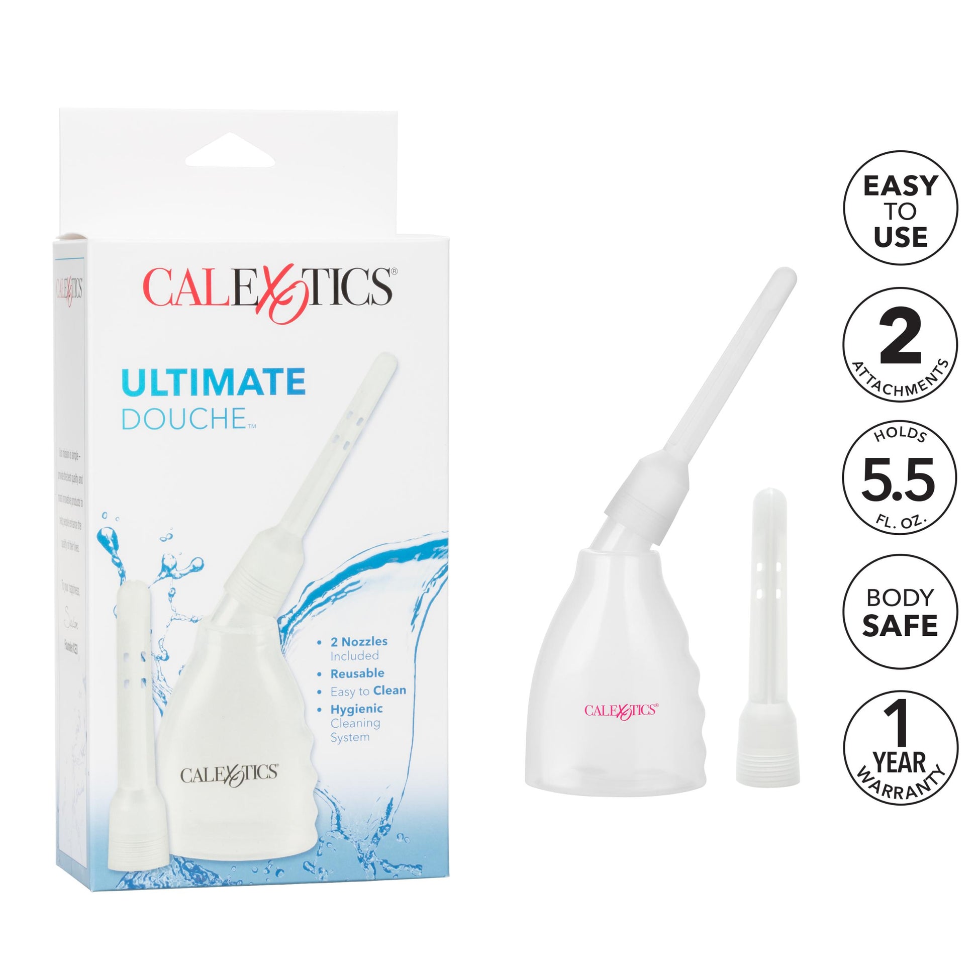 Ultimate Douche - Clear by CalExotics 716770035523 available at EroticWarehouse.com
