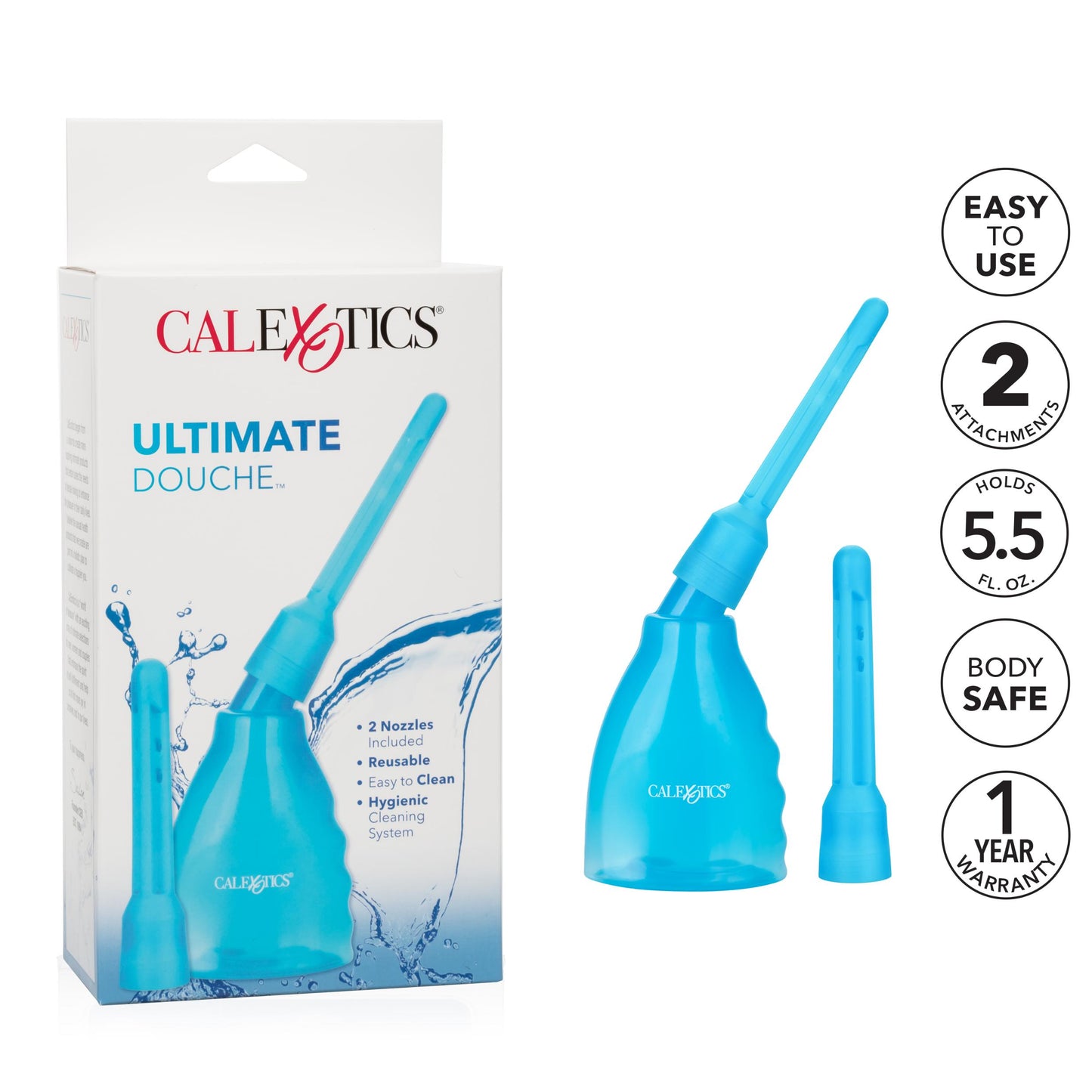 Ultimate Douche - Blue by CalExotics 716770094643 available at EroticWarehouse.com