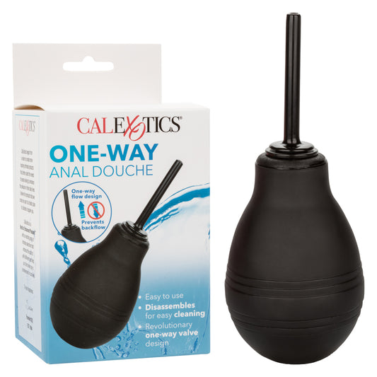One Way Anal Douche - Black by CalExotics 716770108173 available at EroticWarehouse.com