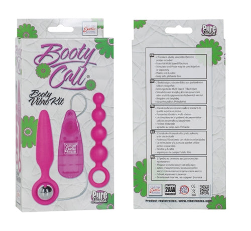 Booty Call Booty Vibro Kits - Pink | CalExotics | SE0395353 | 716770078179 from EdgingWarehouse.com and EroticWarehouse.com where we sell the best adult sex toys and fleshlight type strokers for masturbation, edging and gooning and other adult health and