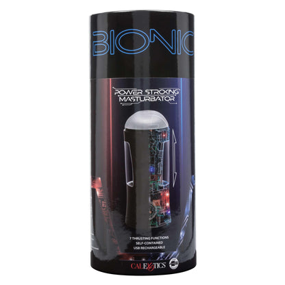 Bionic Power Stroking Masturbator - Black | SE0851053