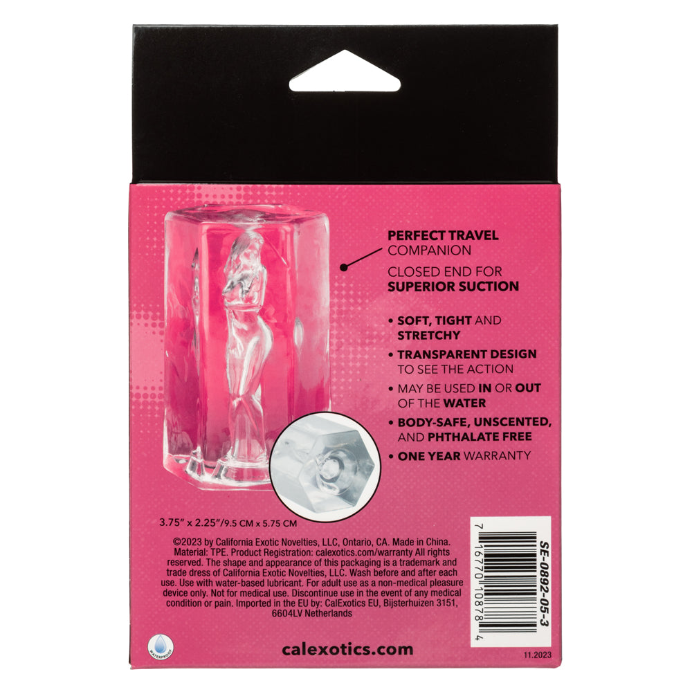 Girls Girls Girls - Crystal - Clear SE0892053 716770108784 from EdgingWarehouse.com where we sell the best male sex toys and fleshlight type strokers for masturbation, edging and gooning and other men's health and sexual wellness items.