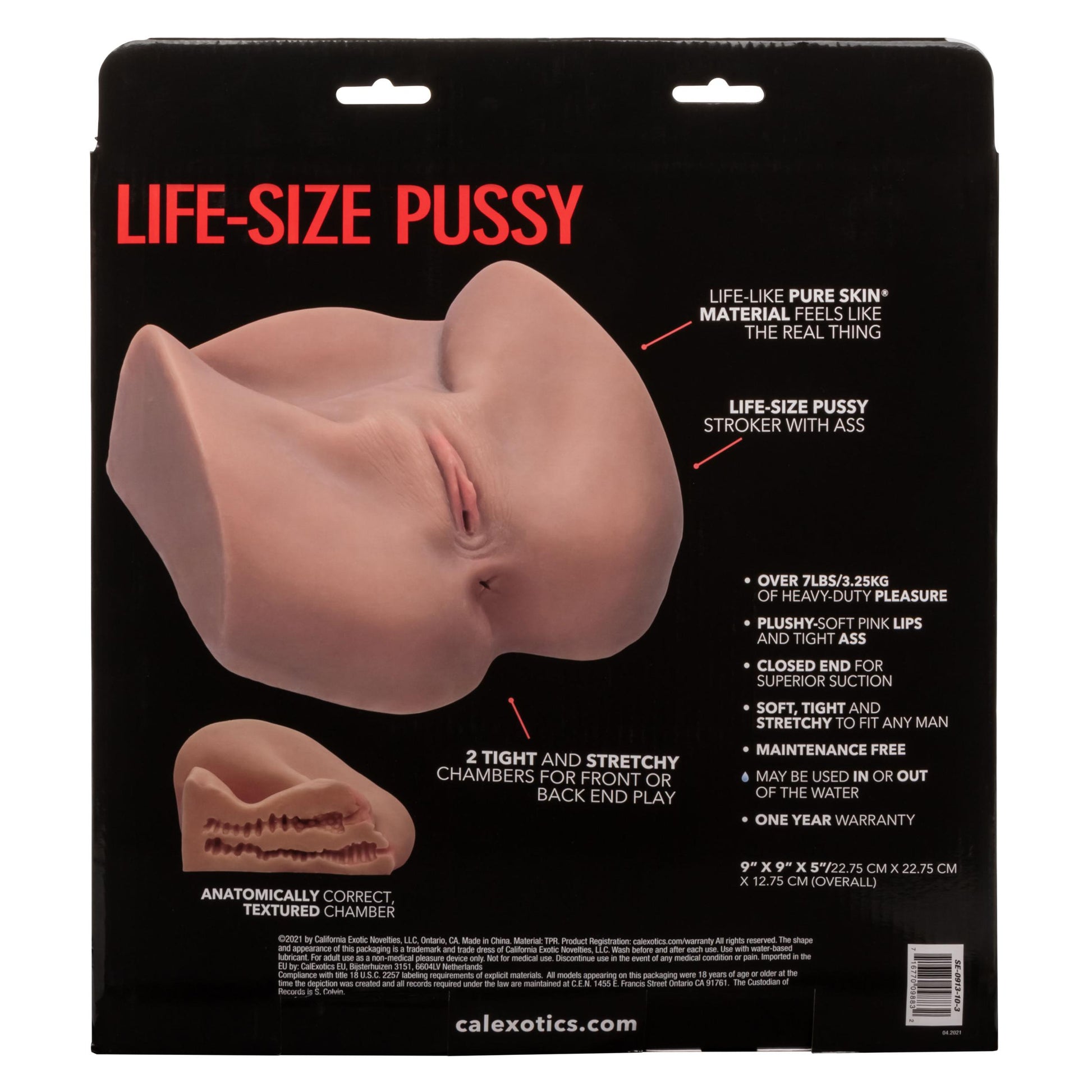 Stroke It Life-Size Pussy - Brown | SE0913103