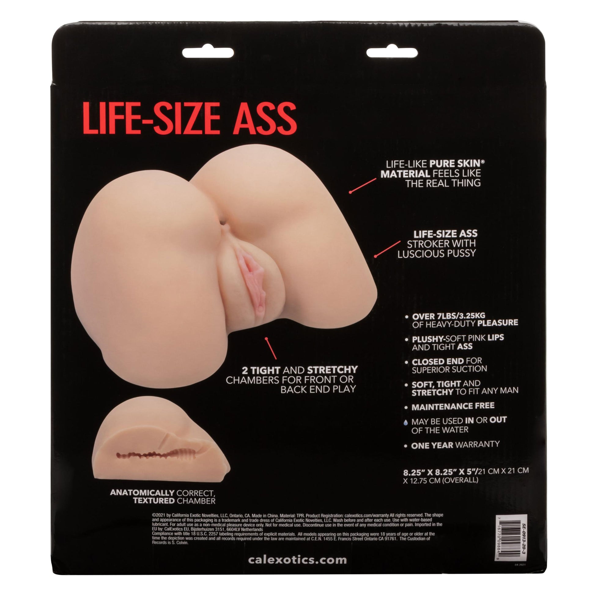 Stroke It Life-Size Ass - Ivory | SE0913203