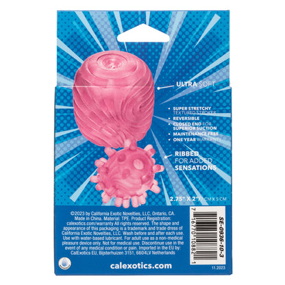 Pop Sock Textured - Pink SE0936103 716770108821 from EdgingWarehouse.com where we sell the best male sex toys and fleshlight type strokers for masturbation, edging and gooning and other men's health and sexual wellness items.