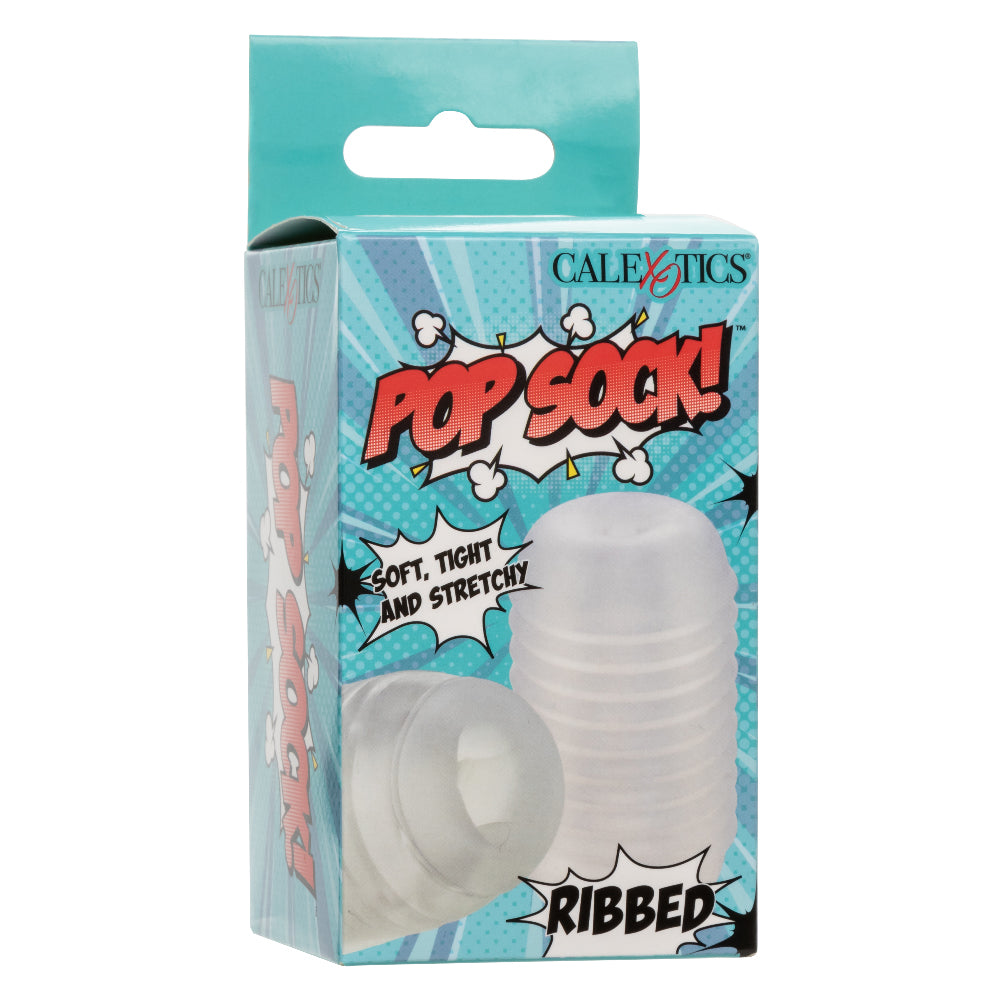 Pop Sock Ribbed - Clear | SE0936303