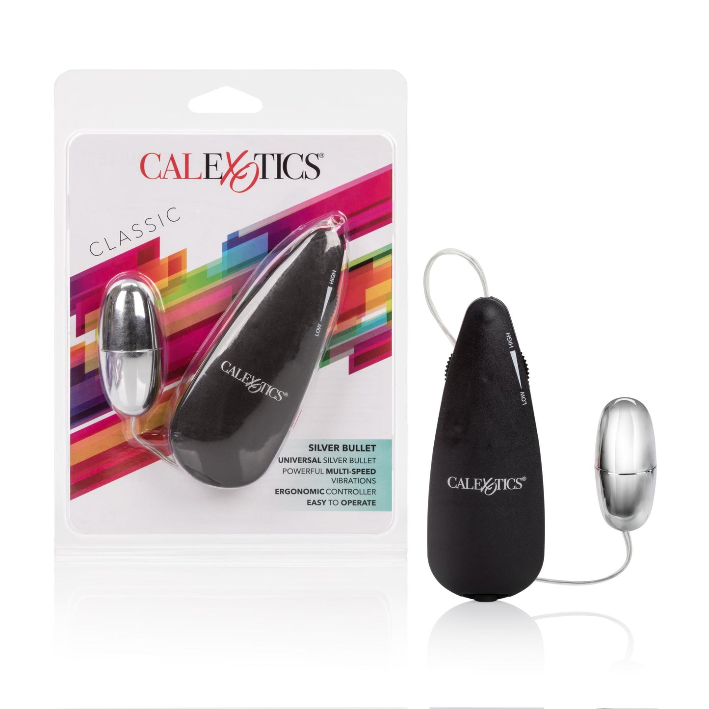 Silver Bullet | CalExotics | SE1109053 | 716770013002 from EdgingWarehouse.com and EroticWarehouse.com where we sell the best adult sex toys and fleshlight type strokers for masturbation, edging and gooning and other adult health and sexual wellness produ