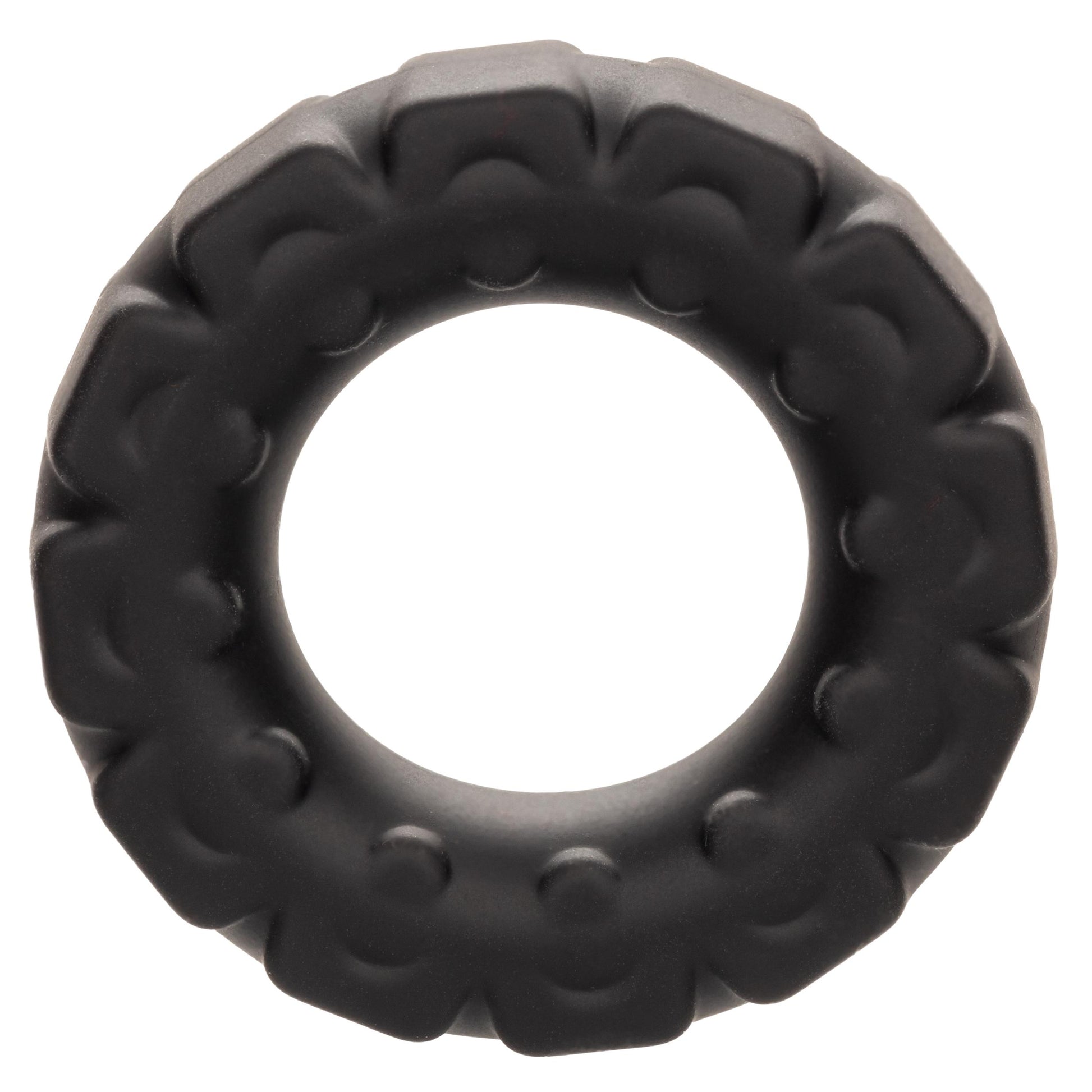 Alpha Liquid Silicone Prolong Tread Ring - Black | SE1491652