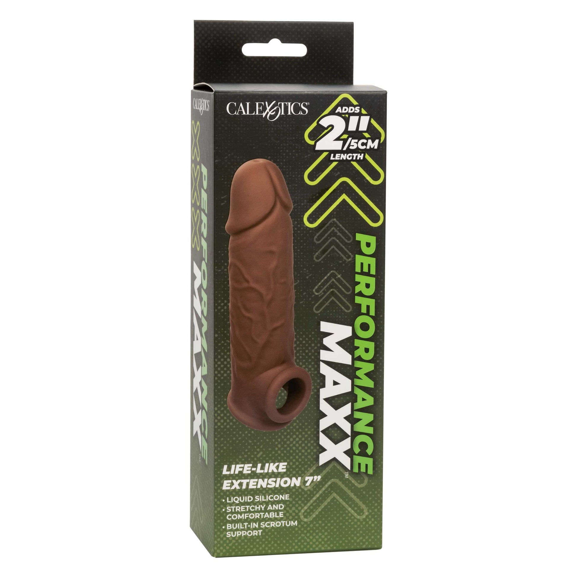 Performance Maxx Life-Like Extension 7 Inch - Brown SE1633103 716770101921 from EdgingWarehouse.com where we sell the best male sex toys and fleshlight type strokers for masturbation, edging and gooning and other men's health and sexual wellness items.