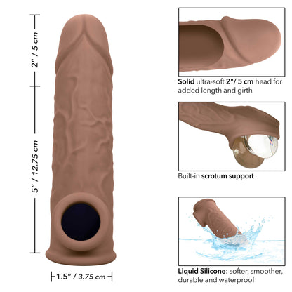 Performance Maxx Life-Like Extension 7 Inch - Brown SE1633103 716770101921 from EdgingWarehouse.com where we sell the best male sex toys and fleshlight type strokers for masturbation, edging and gooning and other men's health and sexual wellness items.