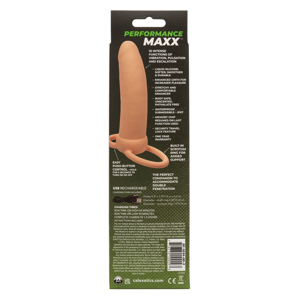 Performance Maxx Rechargeable Thick Dual Penetrator - Ivory | SE1634003