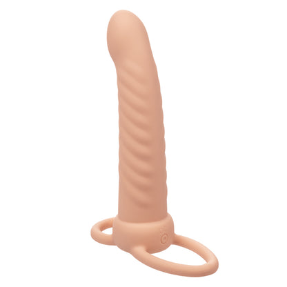 Performance Maxx Rechargeable Ribbed Dual Penetrator - Ivory | SE1634103