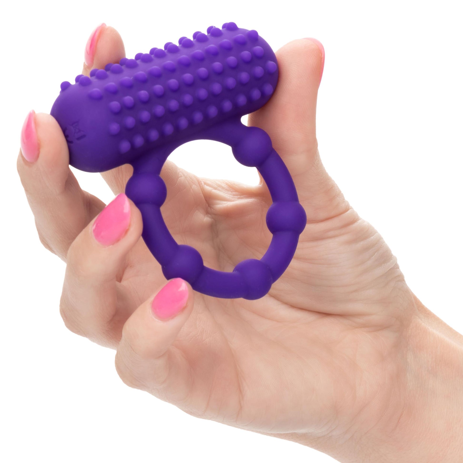 Silicone Rechargeable 5 Bead Maximus Ring - Purple SE1843253 716770102812 from EdgingWarehouse.com where we sell the best male sex toys and fleshlight type strokers for masturbation, edging and gooning and other men's health and sexual wellness items.