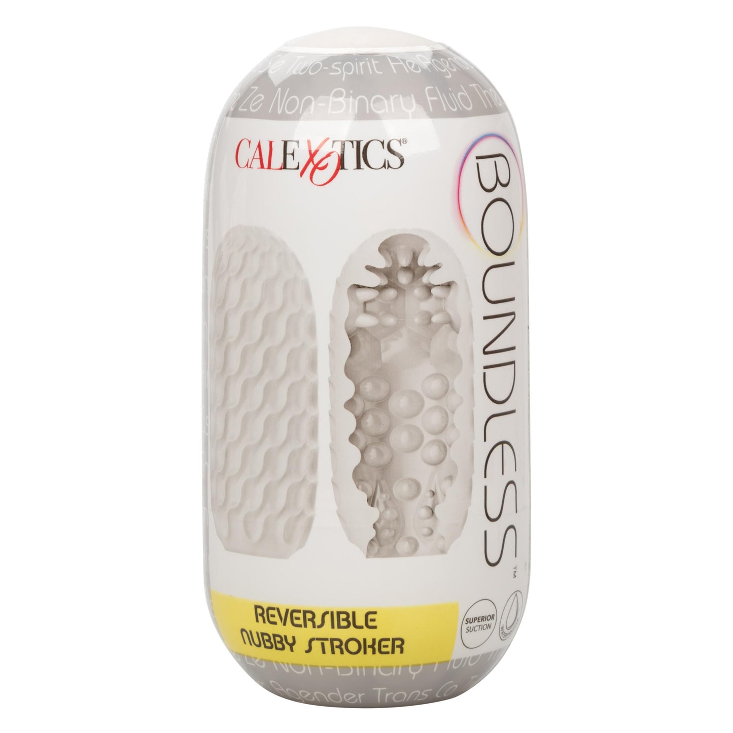 Boundless Reversible Nubby Stroker - Clear | SE2699751