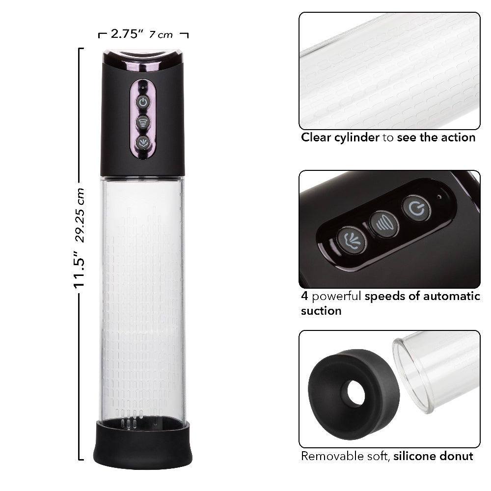 Peak Rechargeable Pump - Black/clear | SE5500253