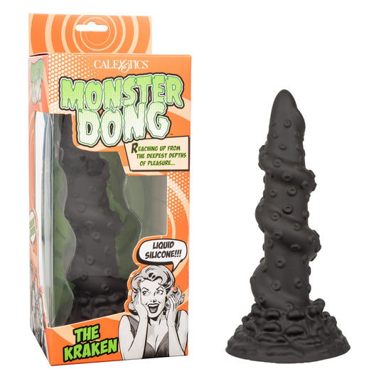 Monster Dong the Kraken 8" - Black SE5504103 716770110497 from EdgingWarehouse.com where we sell the best male sex toys and fleshlight type strokers for masturbation, edging and gooning and other men's health and sexual wellness items.