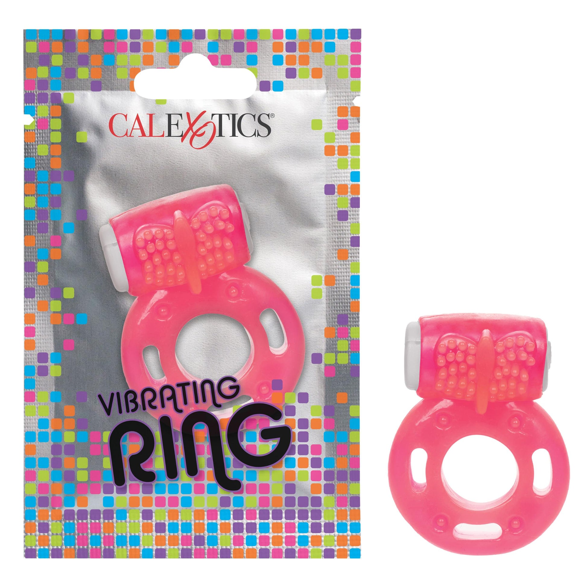 Foil Pack Vibrating Ring - Pink | SE8000301