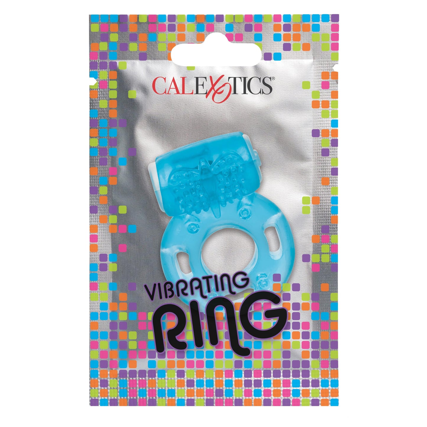 Foil Pack Vibrating Ring - Blue | SE8000451