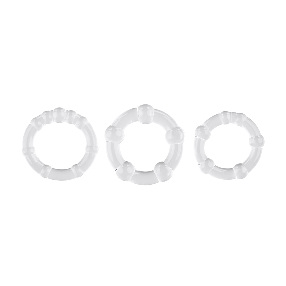 Erection Rings - Clear SL-CR-3502-2 844477023502 from EdgingWarehouse.com where we sell the best male sex toys and fleshlight type strokers for masturbation, edging and gooning and other men's health and sexual wellness items.