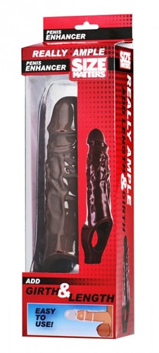 Really Ample Penis Enhancer Sheath - Brown | SM-AE519