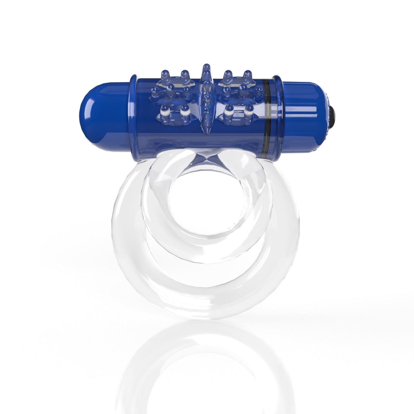 Screaming O 4b - Double O Super Powered Vibrating Double Ring - Blueberry SO-4BD6-BB 817483015281 from EdgingWarehouse.com where we sell the best male sex toys and fleshlight type strokers for masturbation, edging and gooning and other men's health and se