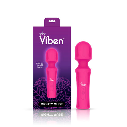 Mighty Muse - Hot Pink - Powerful Personal Wand - Massager VB-75015 810080750159 from EdgingWarehouse.com where we sell the best male sex toys and fleshlight type strokers for masturbation, edging and gooning and other men's health and sexual wellness ite
