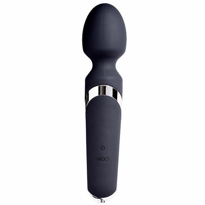 Wanda Rechargeable Wand - Just Black VI-W0108 789185756949 from EdgingWarehouse.com where we sell the best male sex toys and fleshlight type strokers for masturbation, edging and gooning and other men's health and sexual wellness items.