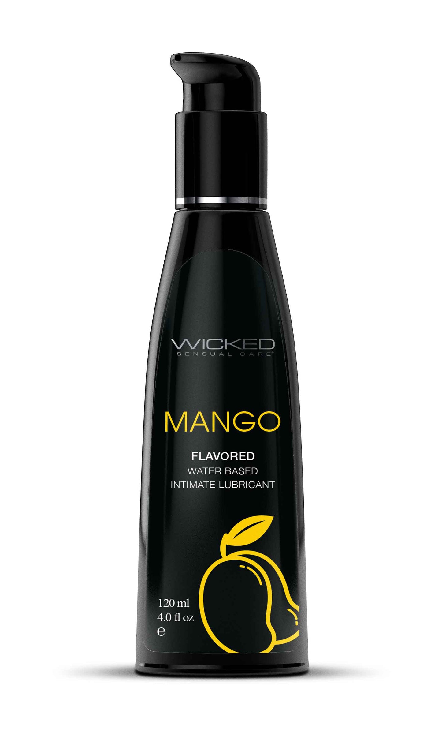 Aqua Mango Flavored Water Based Intimate Lubricant - 4 Fl. Oz. | WS-90464