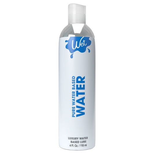 Wet Water - Luxury Waterbased Lubricant 4 Oz WT20308 716222203081 from EdgingWarehouse.com where we sell the best male sex toys and fleshlight type strokers for masturbation, edging and gooning and other men's health and sexual wellness items.