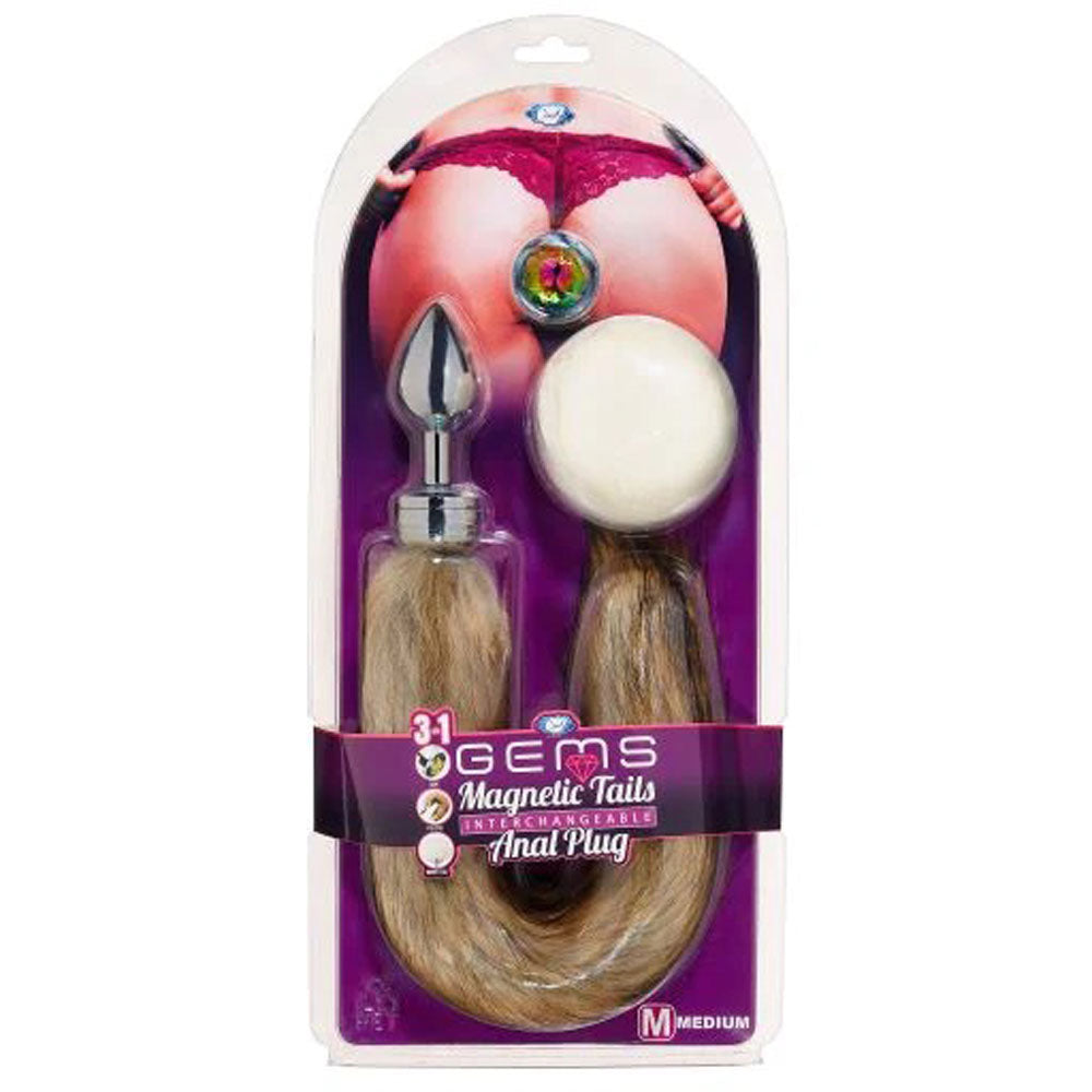 Cloud 9 Magnetic Tails Kit With 3 Attachments - Medium | Cloud 9 Novelties | WTC313 | 860007665363 from EdgingWarehouse.com and EroticWarehouse.com where we sell the best adult sex toys and fleshlight type strokers for masturbation, edging and gooning and