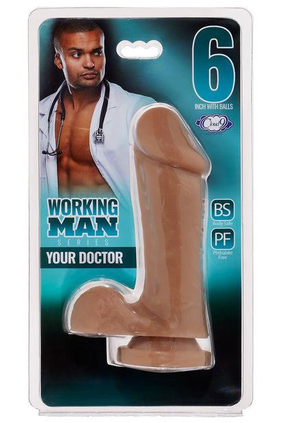 Cloud 9 Working Man 6 Inch With Balls - Your Doctor - Tan | WTC503